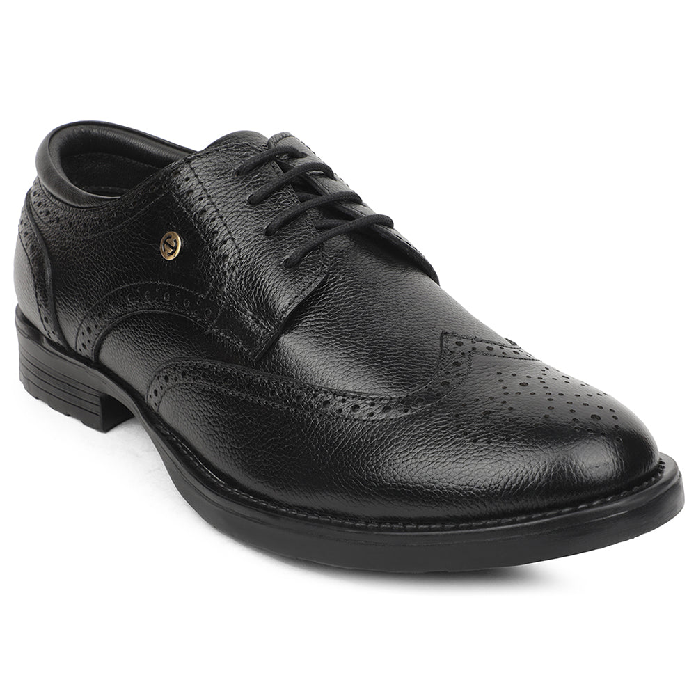 Buy Healers Black Formal Lacing Oxford Shoes For Men UDL-12 By Liberty