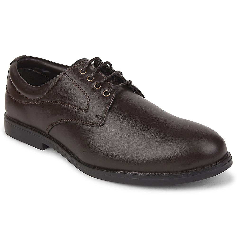 Buy Fortune Brown Formal Lacing Derby Shoes For Men MAJESTIC-1 By