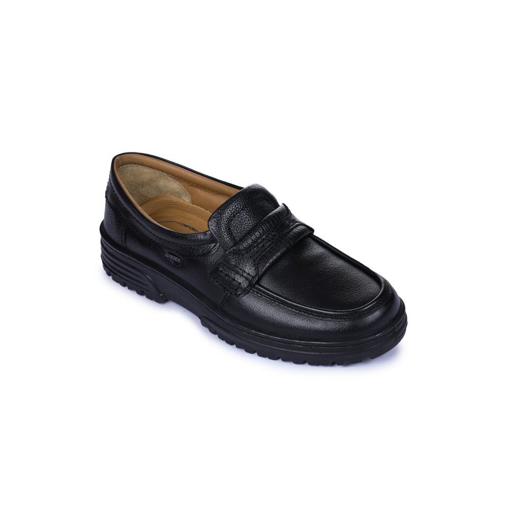 Buy Windsor Black Formal Non Lacing Shoes For Men By Liberty