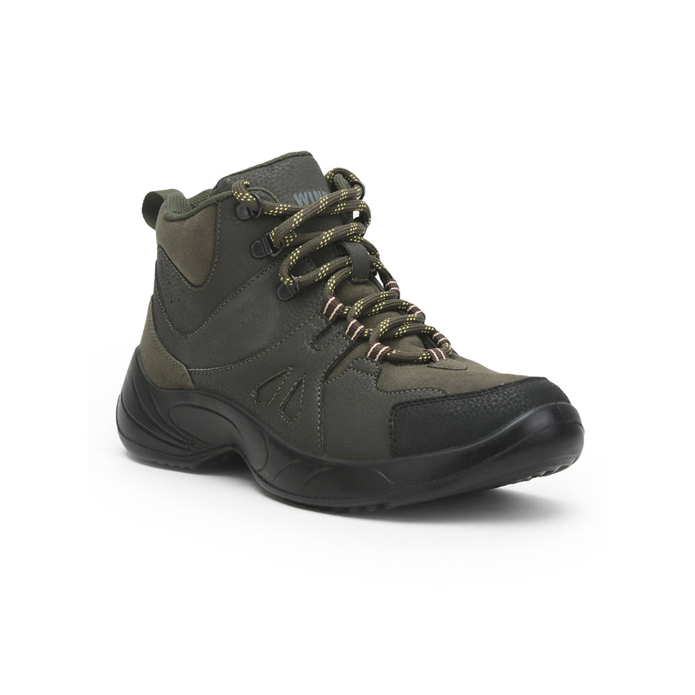 Windsor Olive Green Lacing Jungle Boots For Men MULLER By Liberty