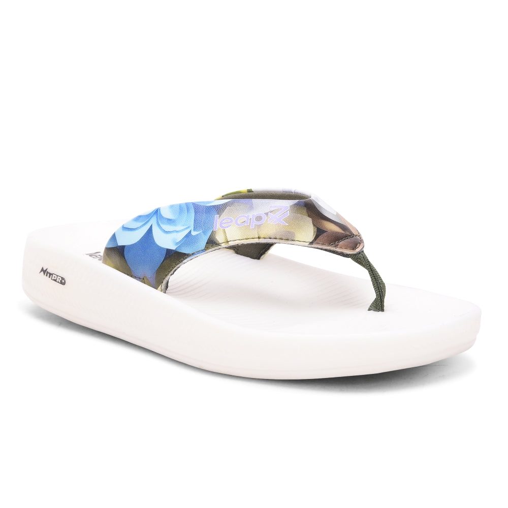 Buy Leap7x Green Casual Flip-Flop For Women NITWALK-L3 By