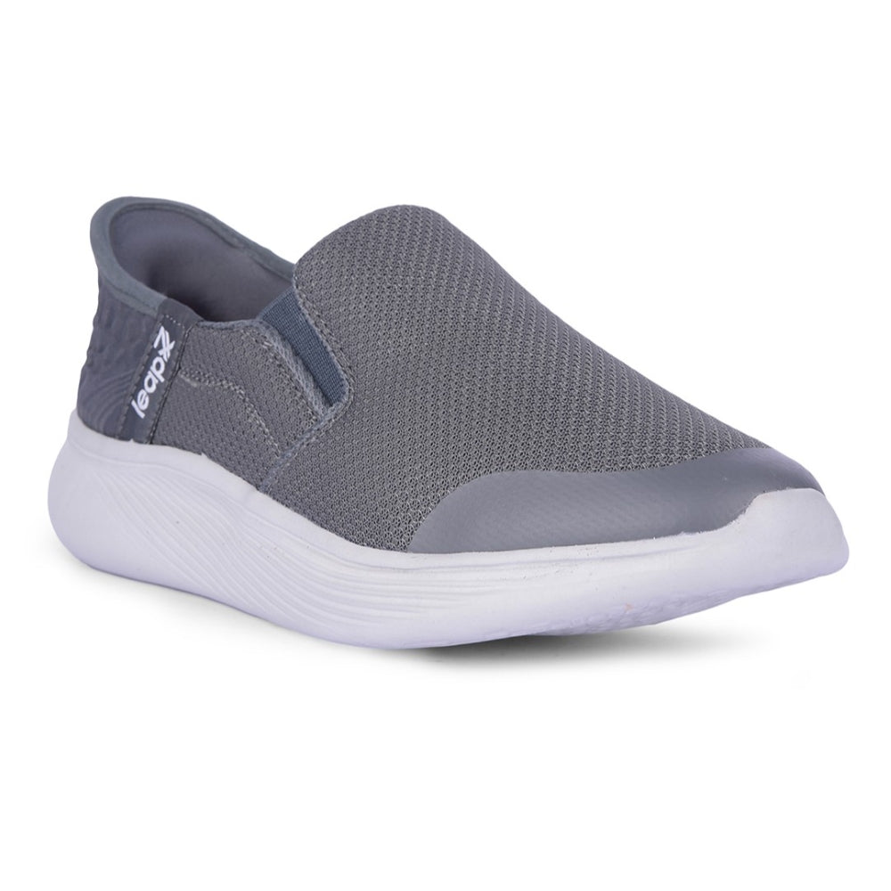 Buy Leap7x Dark Grey Slip-On Walking Shoes For Men EZZAR-1