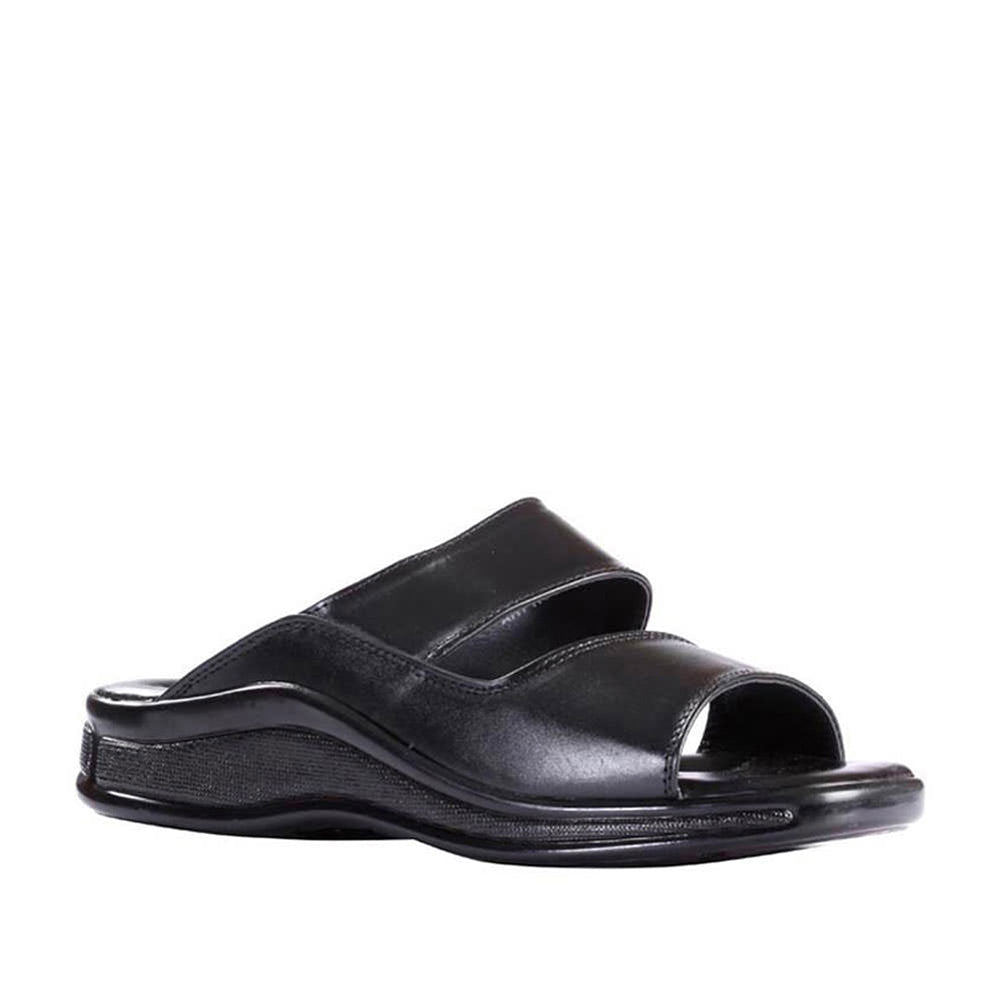 Coolers Casual Black Slippers For Men 2050 02 By Liberty