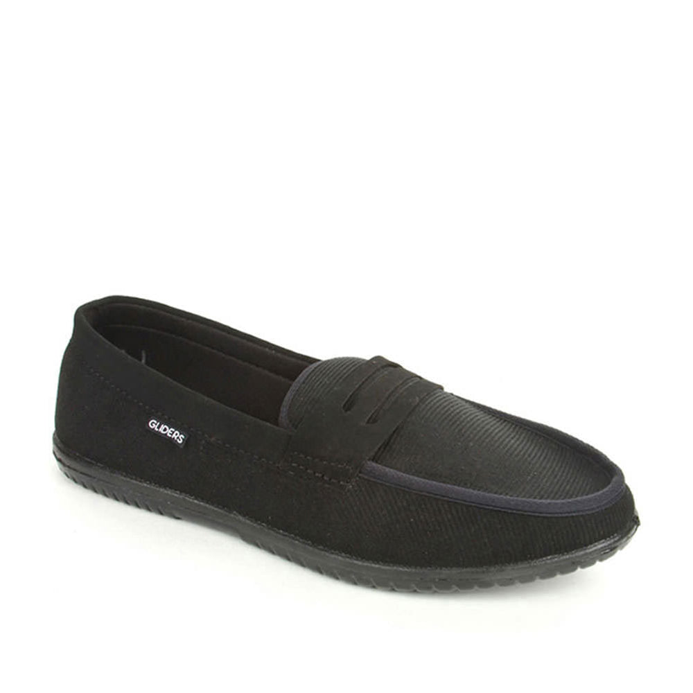 Buy Gliders Men's Black Casual Shoes EXCITOR - Main Image