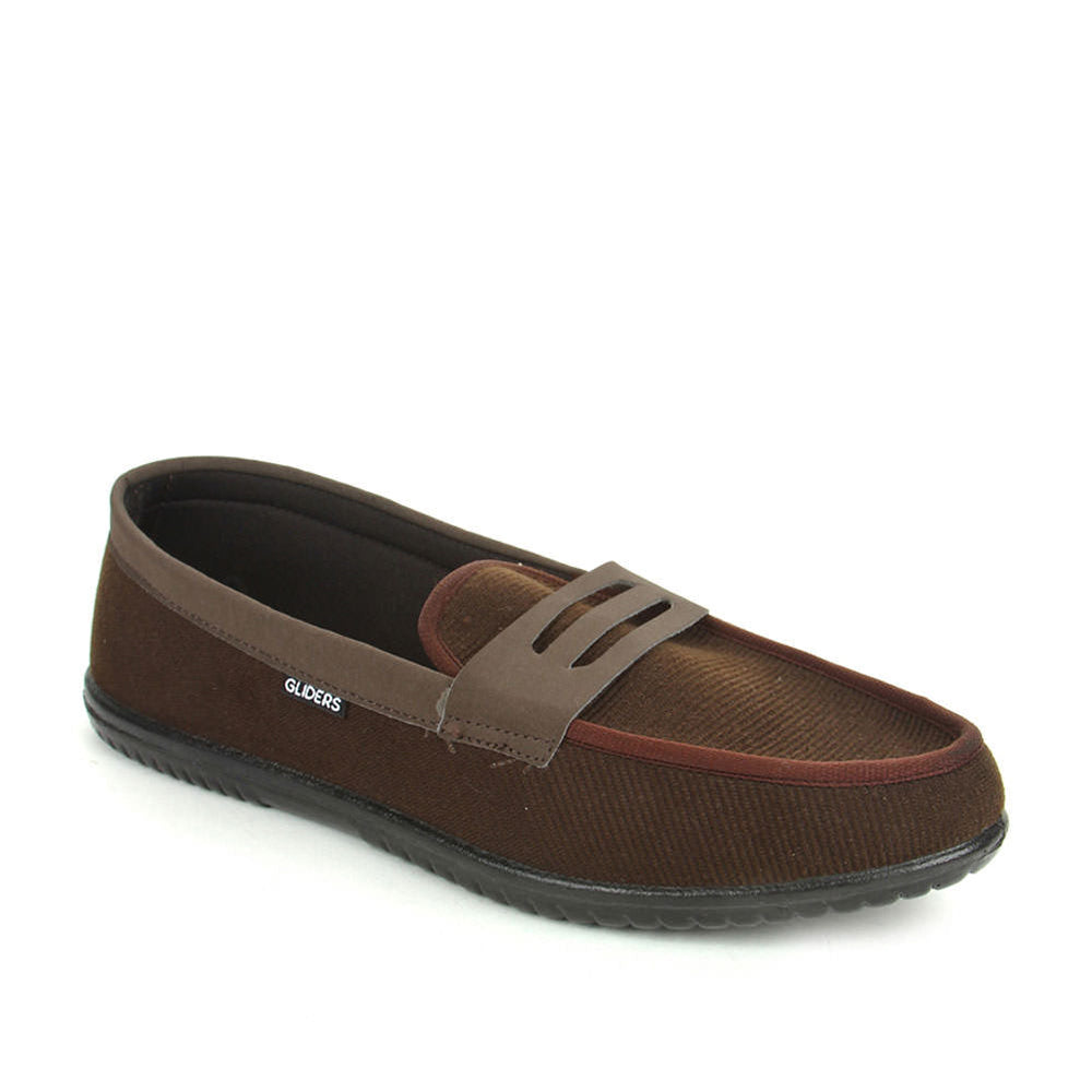 Buy Gliders Brown Casual Slip on Shoes For Men EXCITOR By Liberty