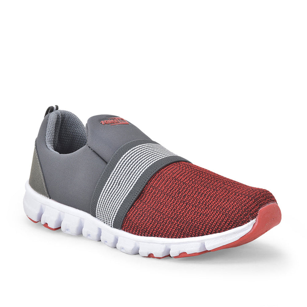 Buy Force 10 Sports Red Slip-on Walking Shoes For Men FLEXPRO-15