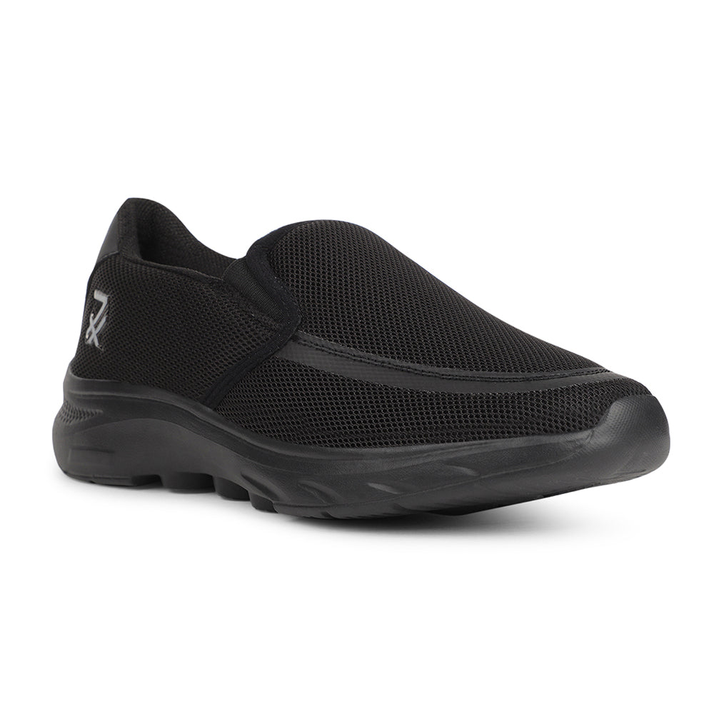 Buy Leap7x Black Casual Non Lacing Shoes For Men DENIS-1