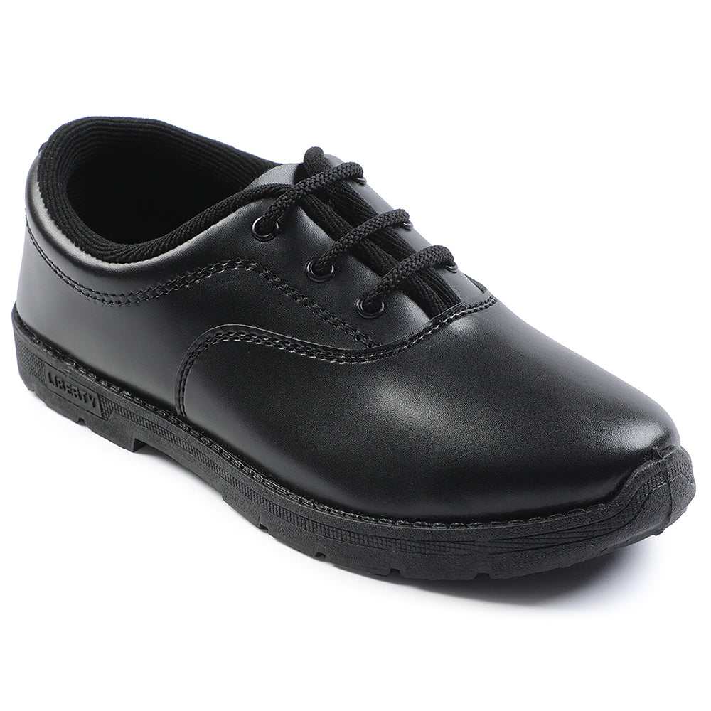 Black Shoes Boys Shoes For High Schoolers Force 10 Black Velcro