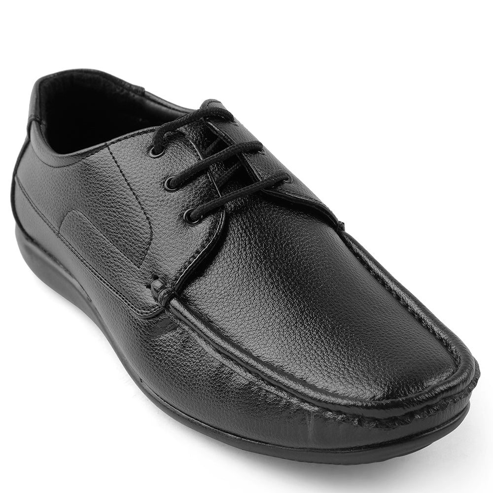 Buy Fortune Black Lacing Formal Derby Shoes For Men HML-6E By Liberty