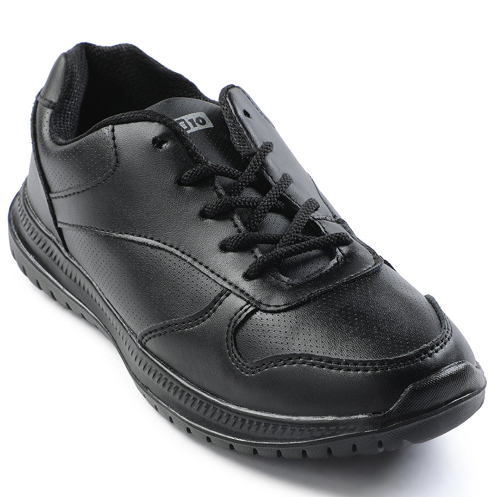 Buy Force 10 Black Lacing School Shoes for Kids SKOLPRO-L