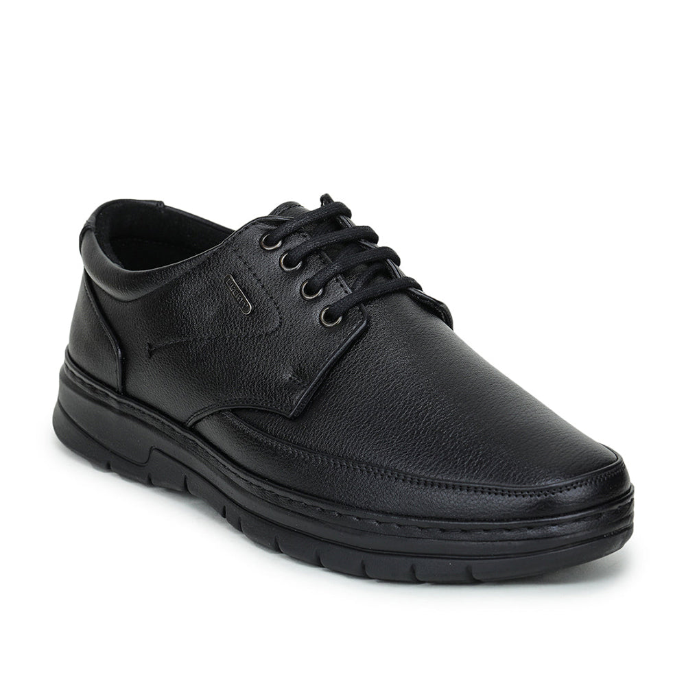 Buy Fortune Black Formal Lace Up Shoes For Men ER-35 By Liberty