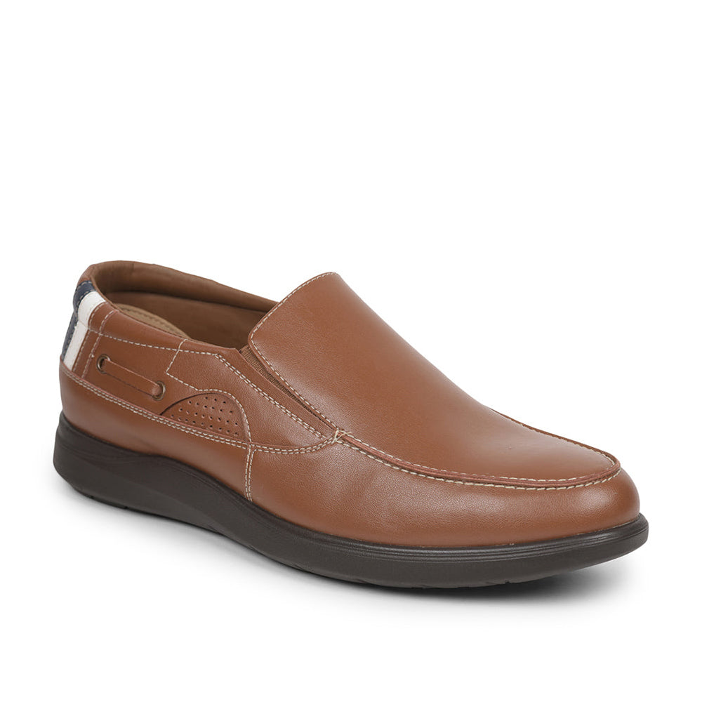 Buy Gliders Casual Tan Slip on Moccasin Shoes For Men SYN-41 By