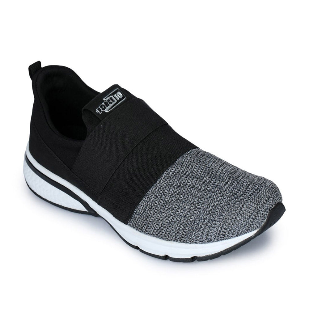 Buy Force 10 Men's Black Sports Non Lacing (RUNN-1)