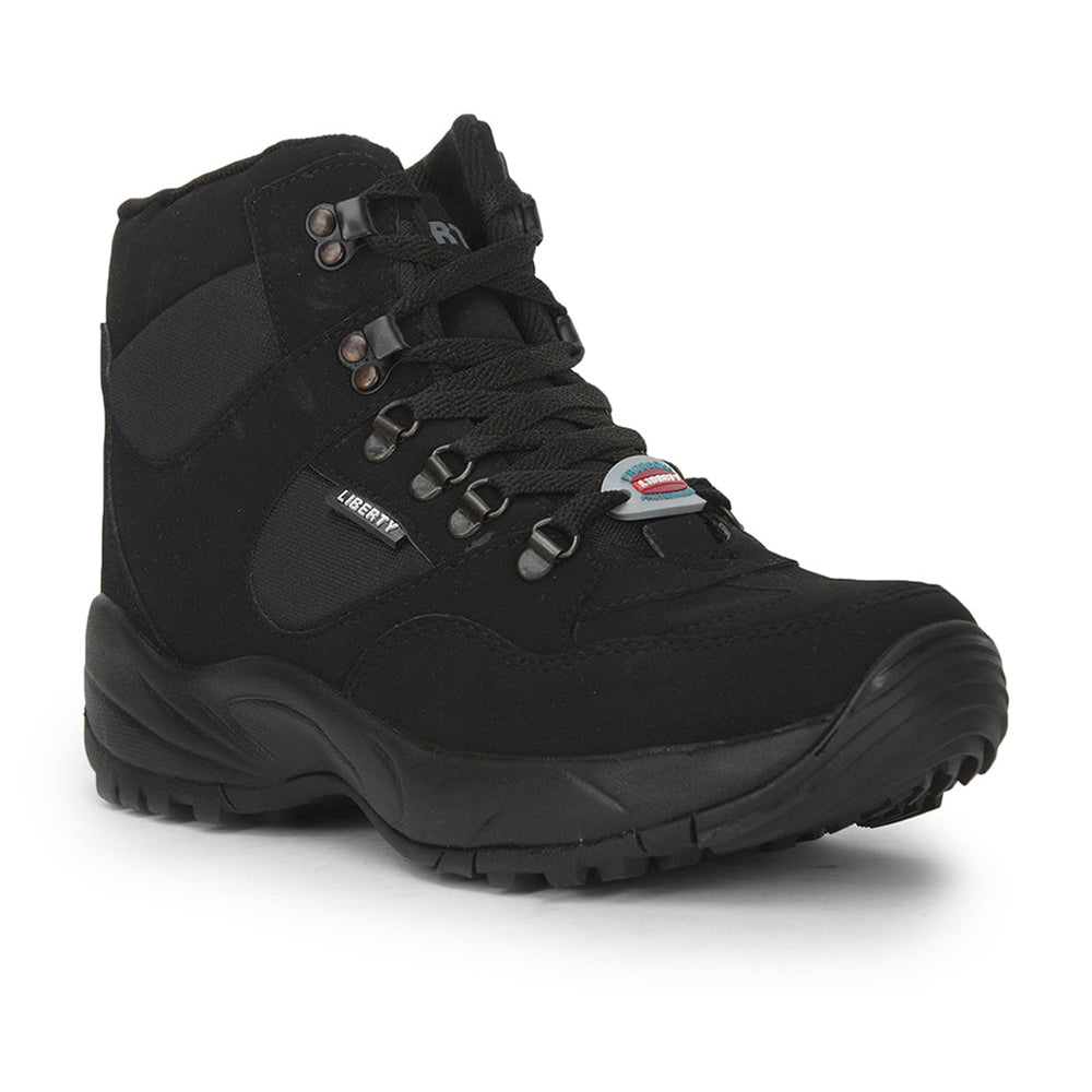 Buy Defence Trekking Ankle Men's Black Casual Shoes EVREST-PRM