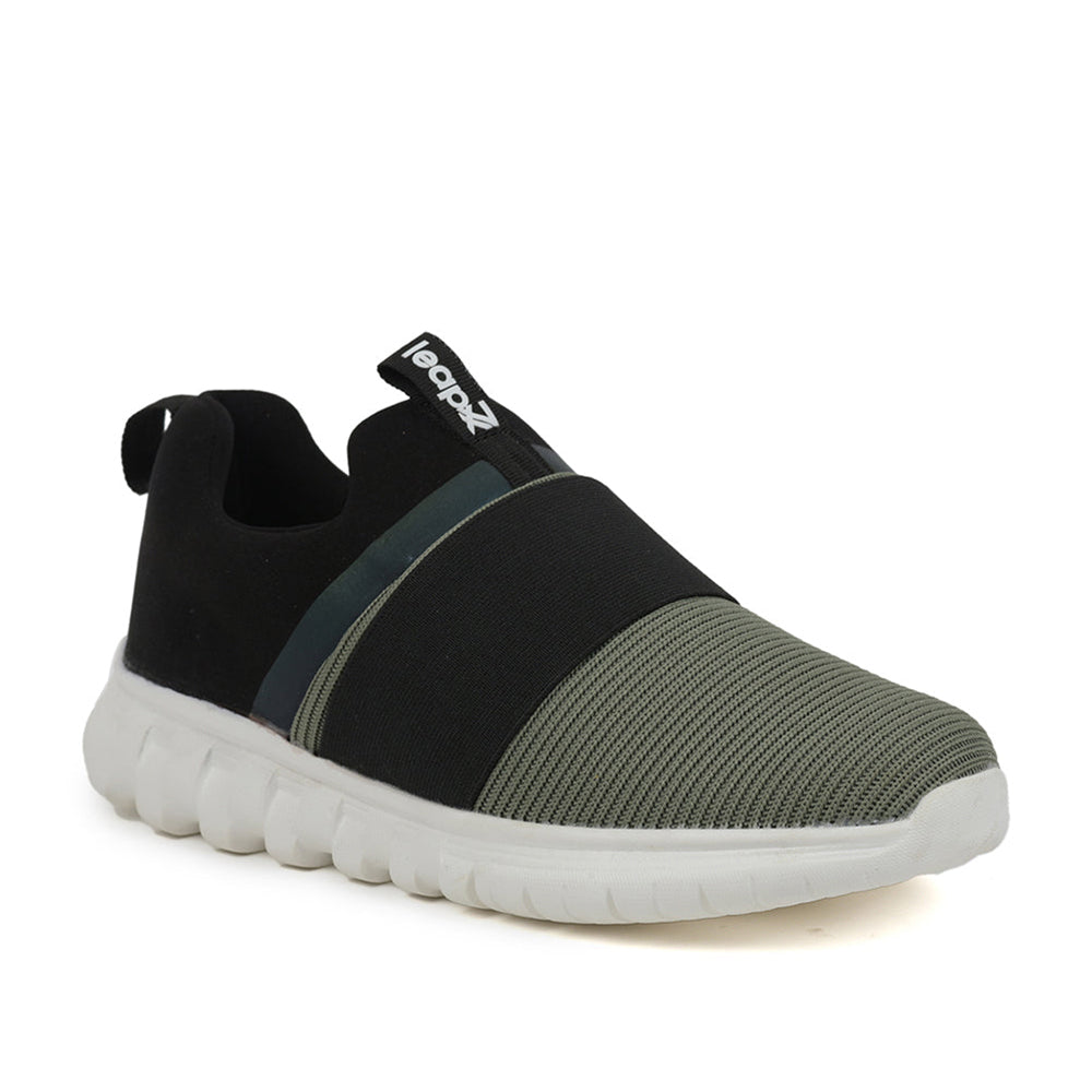 Buy Leap7x Slip-On Olive Green Casual Shoes For Women MERCY
