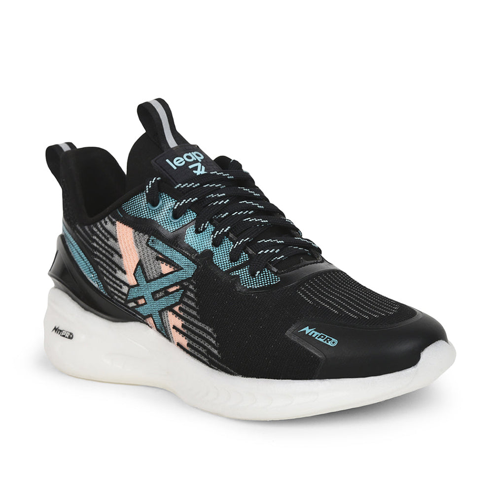 Buy Leap7x By Liberty Men THUNDER 3 Black Sports Lacing Shoes Liberty Shoes
