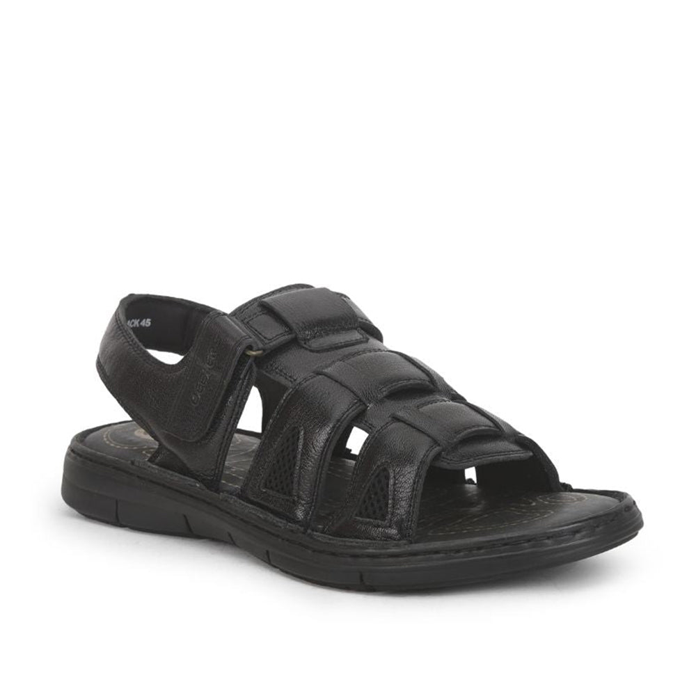 Buy Healers Casual Sandal For Men Black ACUSOFT 1 By Liberty Liberty Shoes