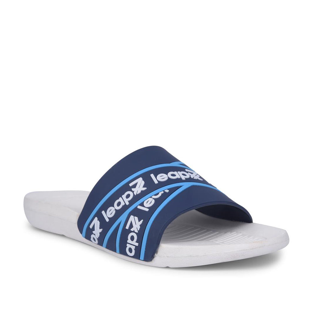 Buy Leap7x By Liberty Mens OTTO Navy Blue Bin Slippers