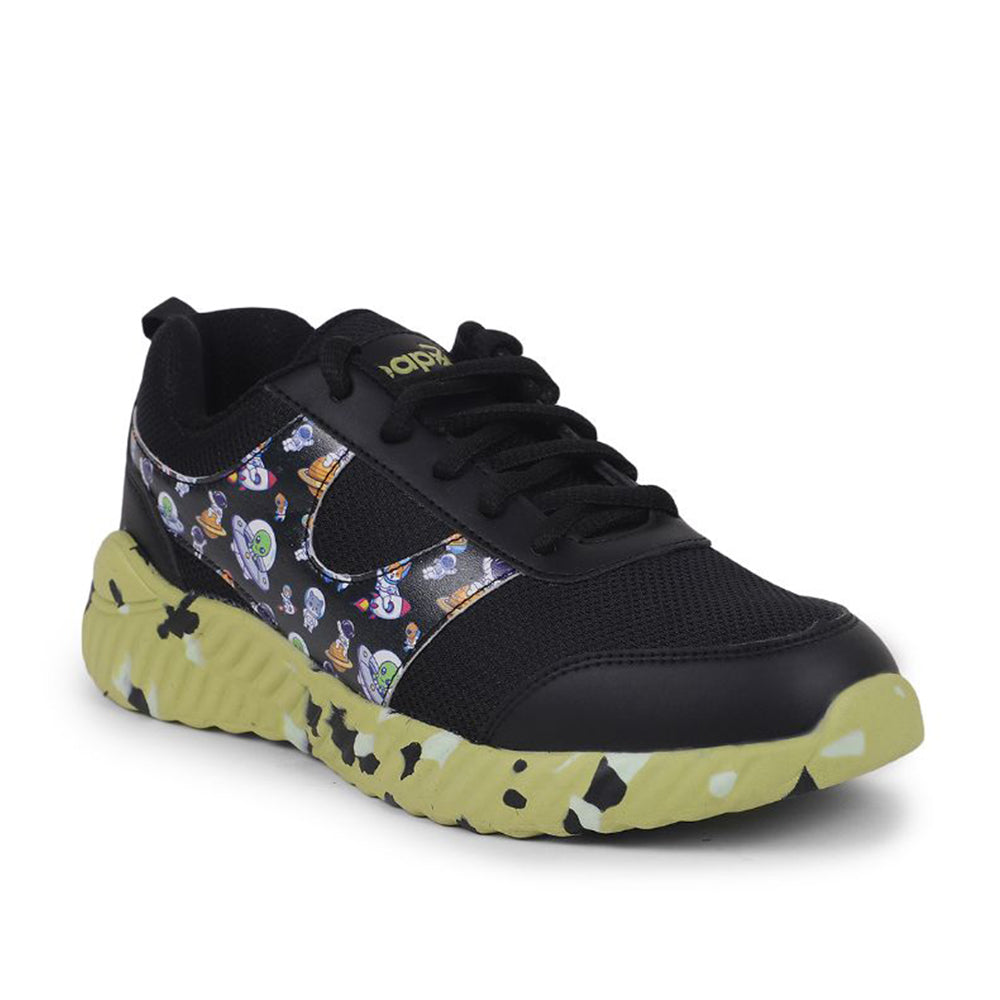 Buy Leap7x By Liberty Kids NITKID-1L Black Sports Lacing Shoes