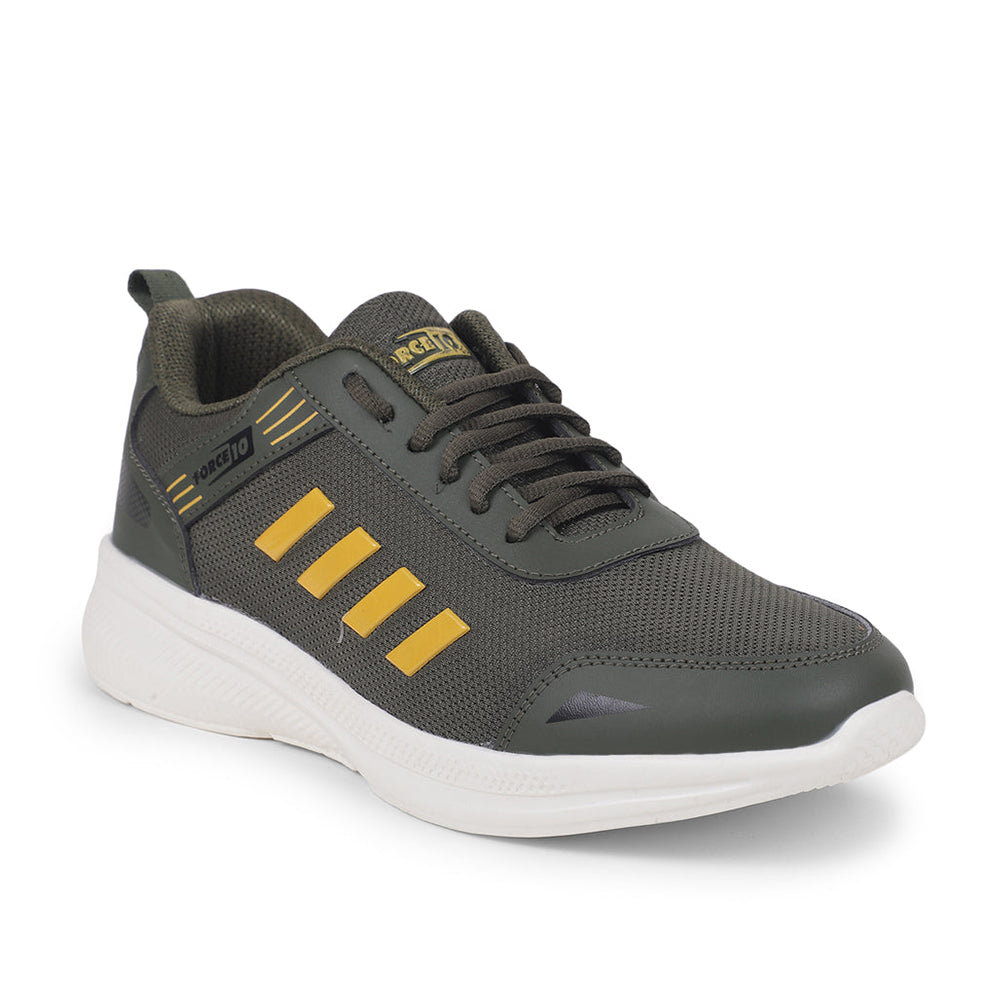 Buy Force 10 By Liberty Men PTRON-1EB Olgreen Sports Lacing Shoes