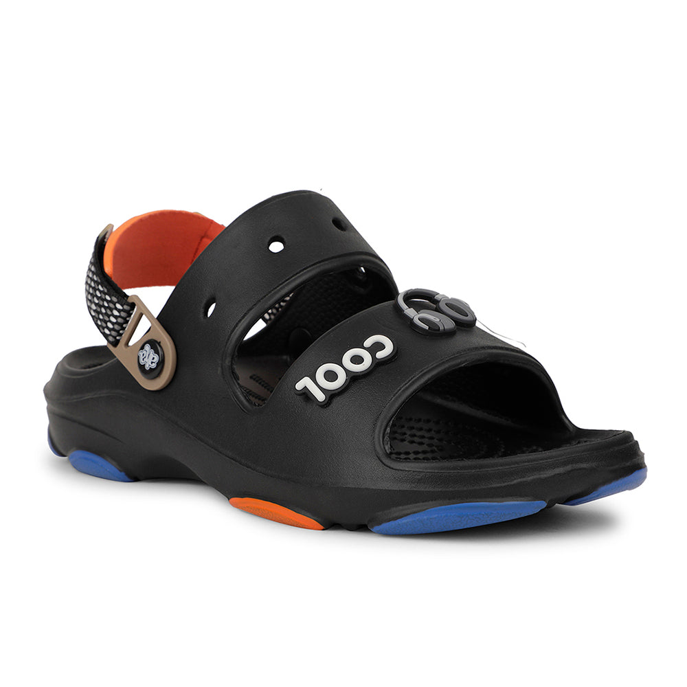 Buy A-HA Casual Black Sandal For Mens ZQ-HXM-03 By Liberty