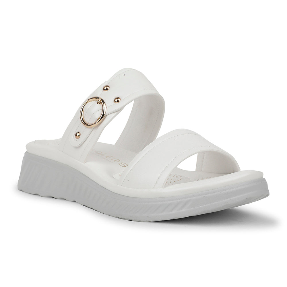 Buy Healers Casual White Slipper For Women ZQ-AL-SL02 By Liberty