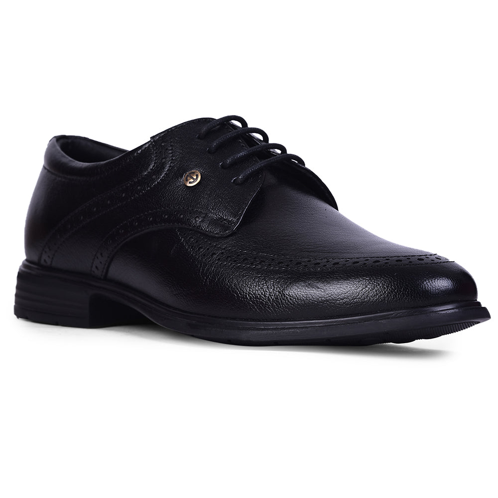 Buy Healers Black Formal Lacing Derby Shoes For Men U993-12 By Liberty
