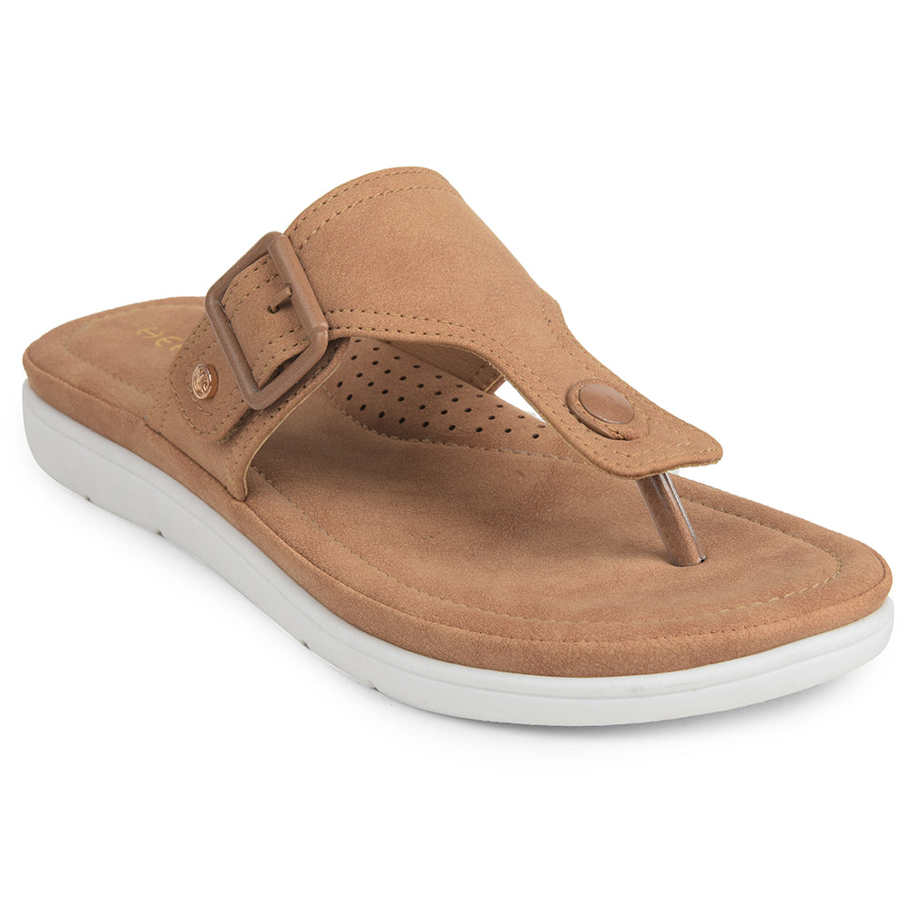 Buy Healers Brown Casual Slipper For Women JFL-35 By Liberty