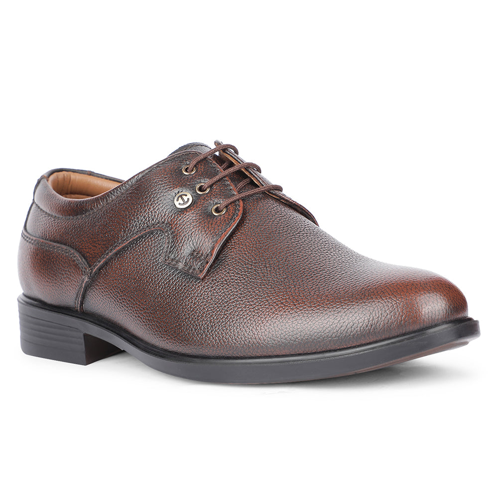 Buy Healers Formal Brown Lacing Derby Shoes For Men S201-05 By Liberty
