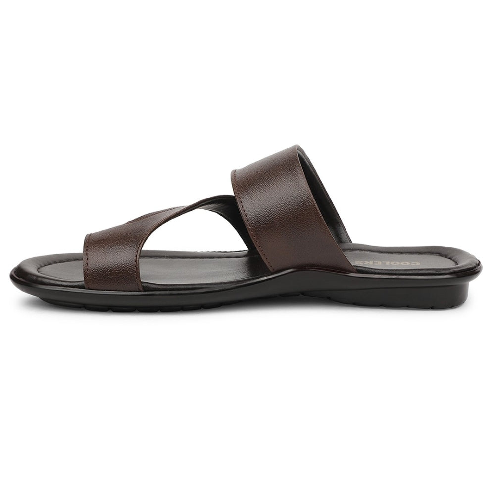 Coolers Brown Casual Slipper For Men COOL99-701 