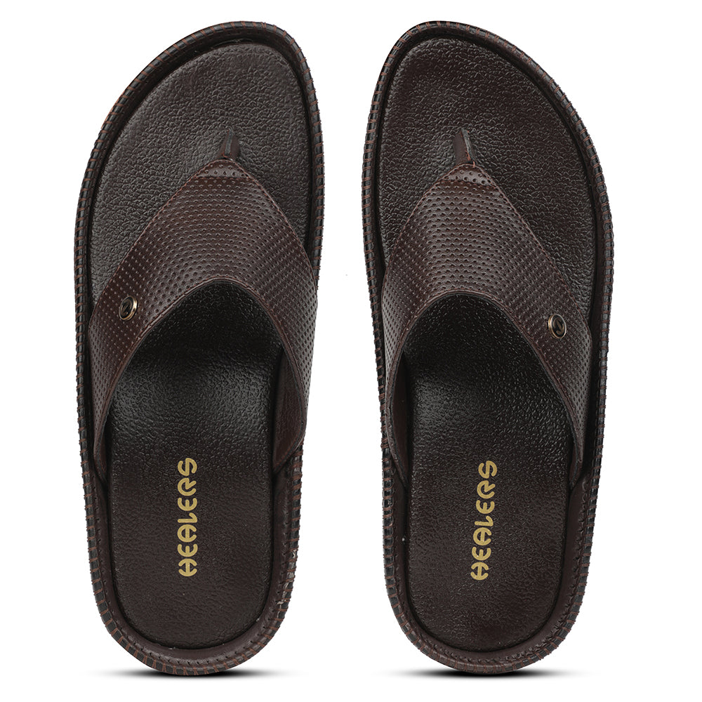 Healers Brown Casual Slipper For Men CSS-25 