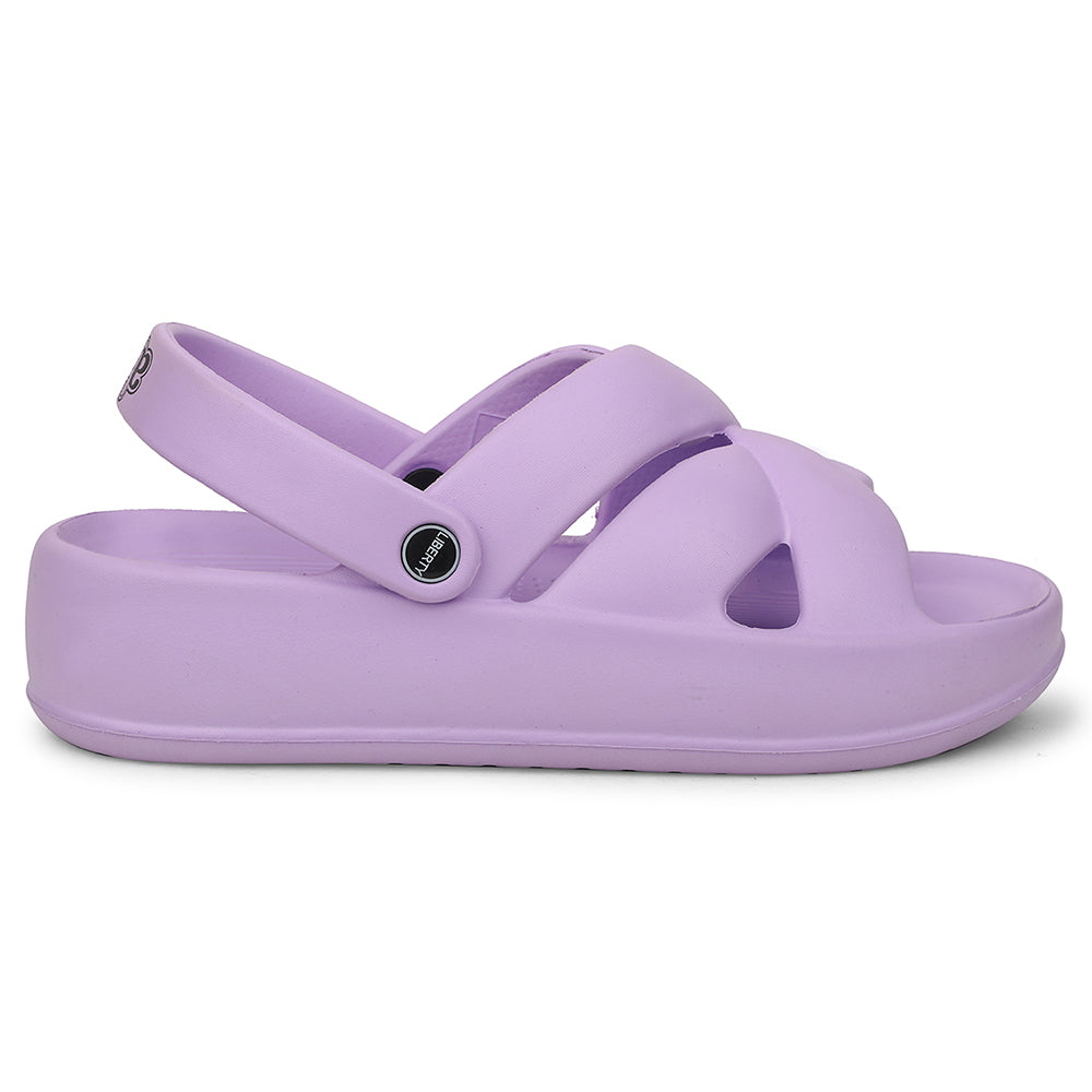 A-HA Purple Casual Slingback Clogs For Women FDL-1 