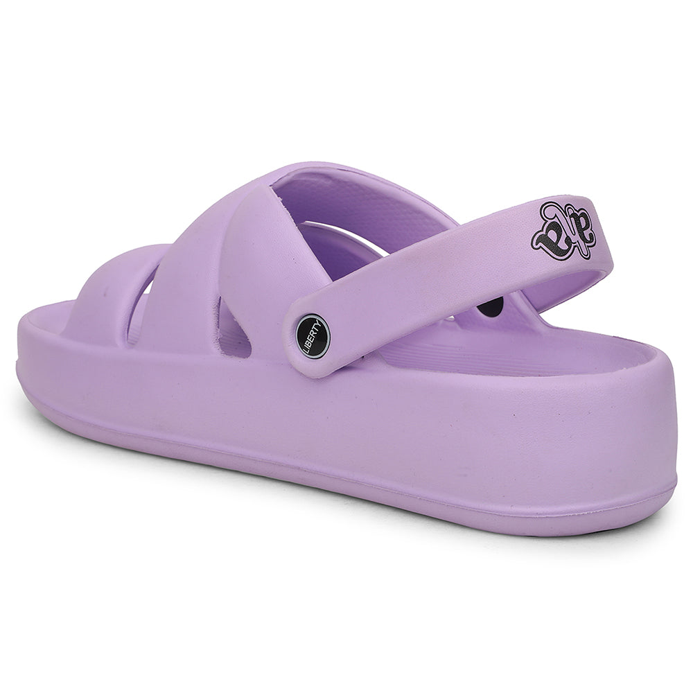 A-HA Purple Casual Slingback Clogs For Women FDL-1 