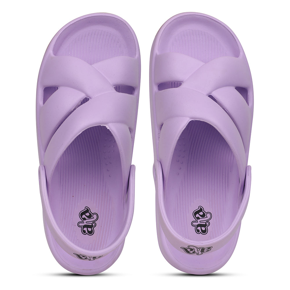 A-HA Purple Casual Slingback Clogs For Women FDL-1 