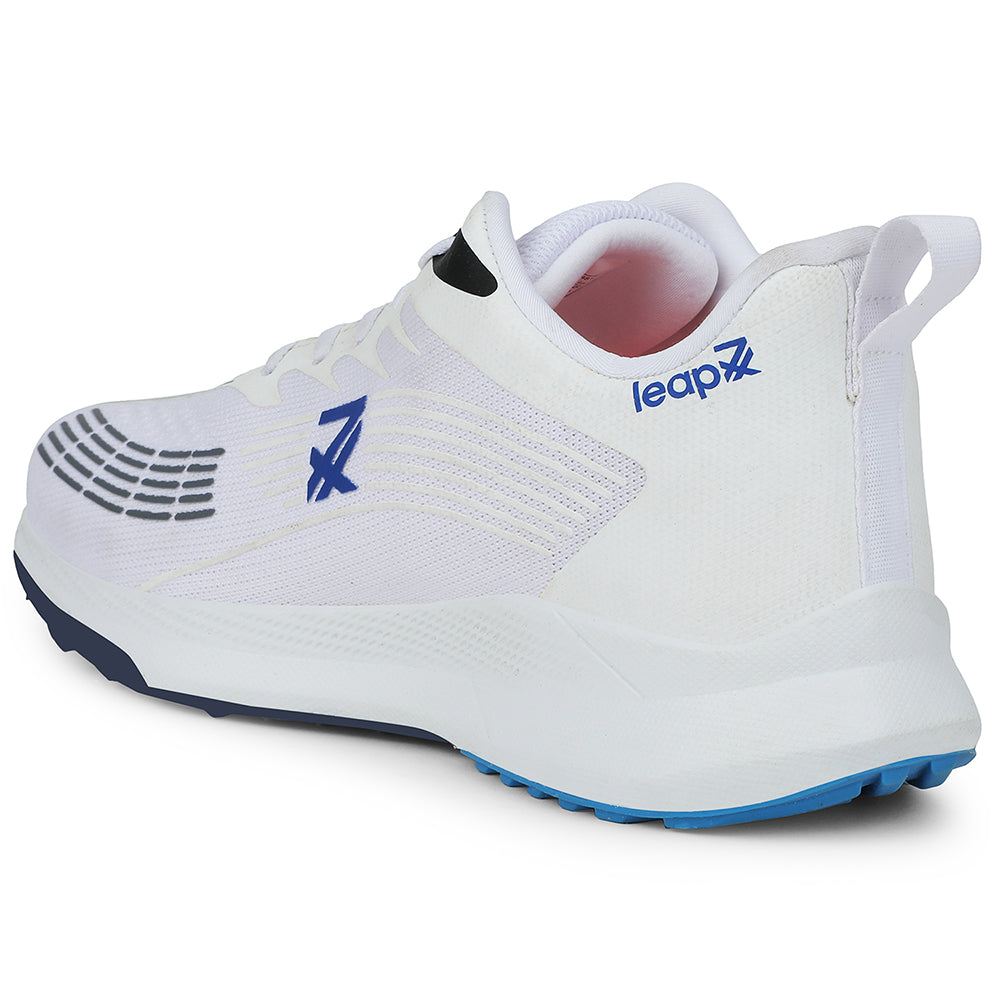 Buy Leap7x White Lacing Sports Running Shoes For Men RW-14