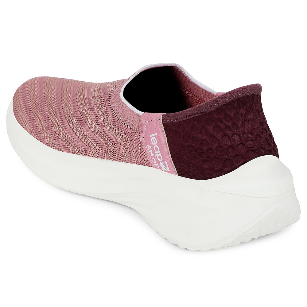 Buy Leap7x Sports Peach Walking Shoes For Women EAZY-W6 By Liberty