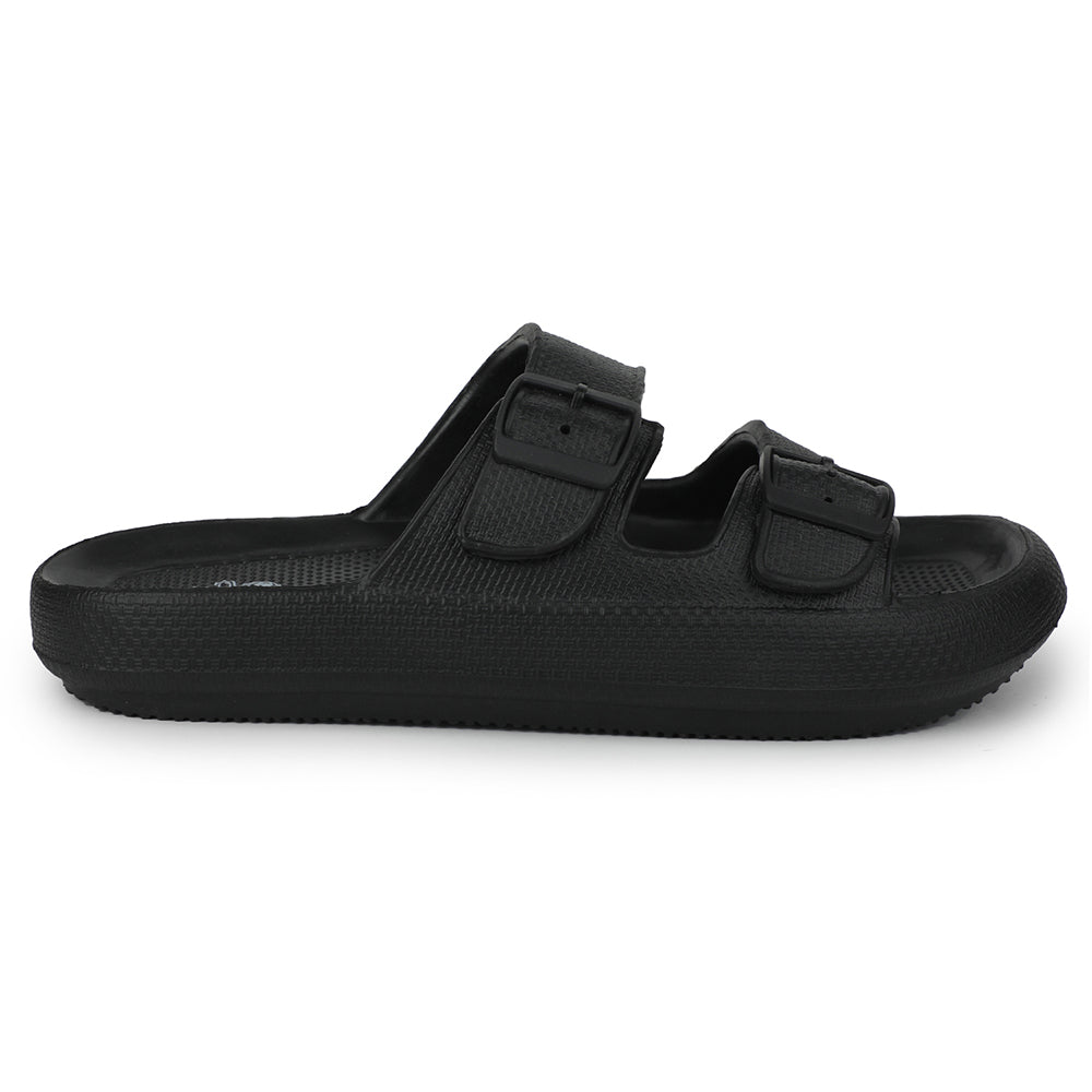A-HA Black Casual Sandal For Men GMF-07E By Liberty