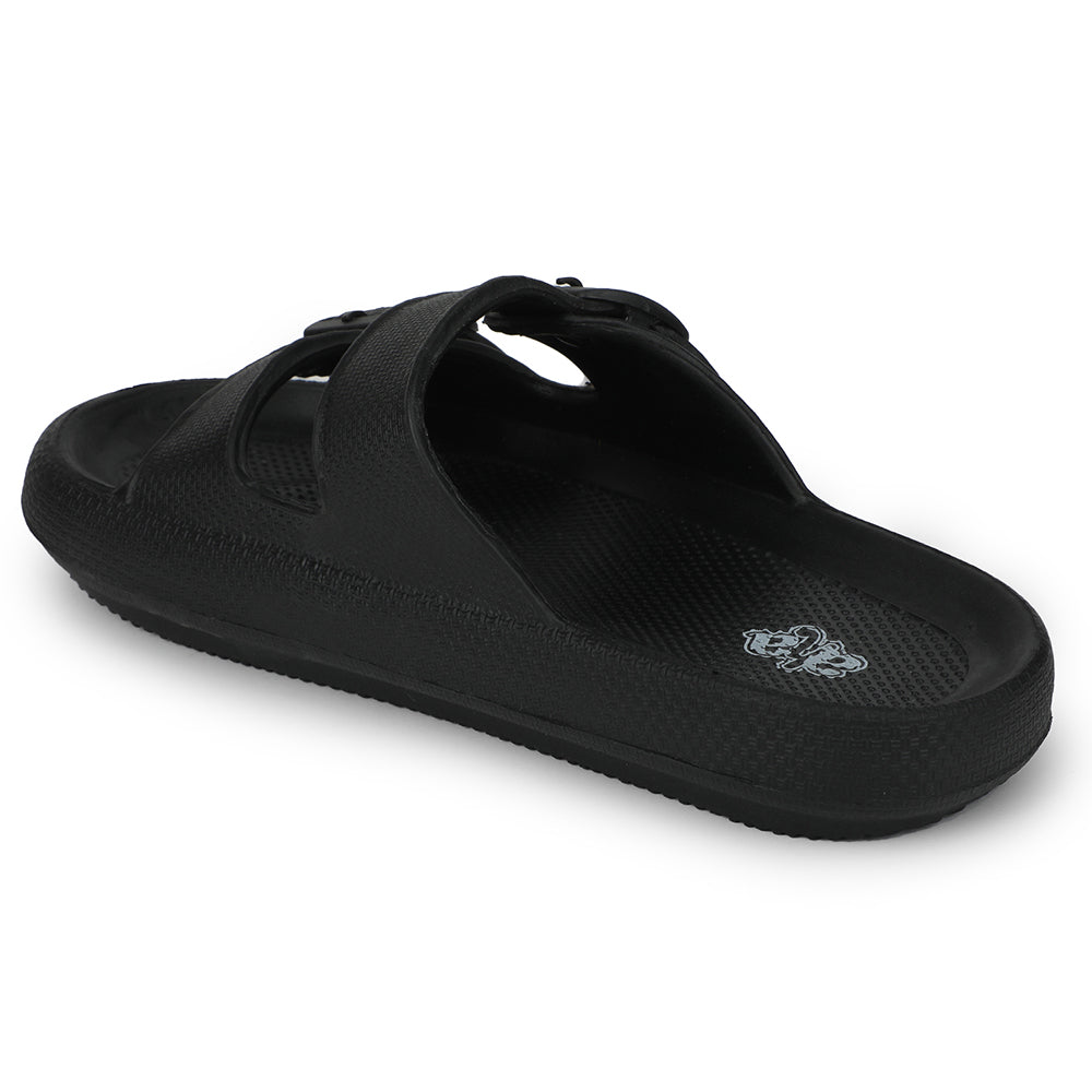 A-HA Black Casual Sandal For Men GMF-07E By Liberty