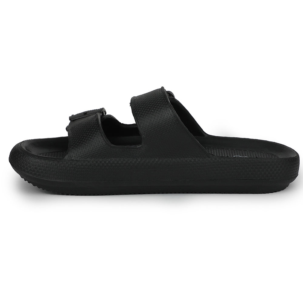 A-HA Black Casual Sandal For Men GMF-07E By Liberty