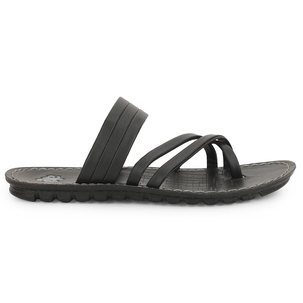 A-HA Black Casual Slipper For Men MPU-52 By Liberty