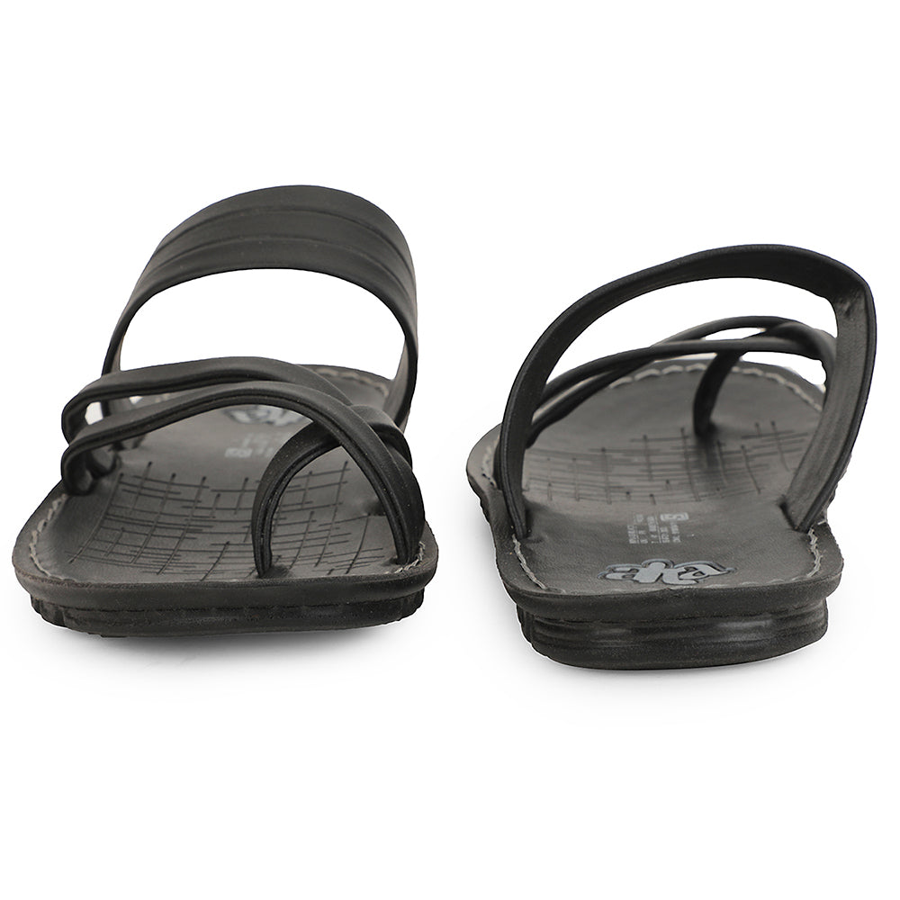 A-HA Black Casual Slipper For Men MPU-52 By Liberty