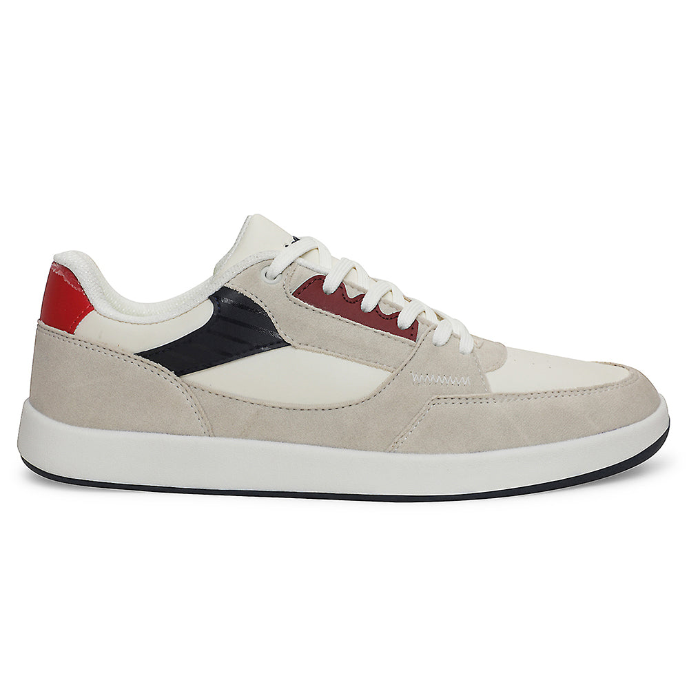 りー。 Buy Leap7x Light Grey Casual Lacing Sneakers For Men AMAZER-20E By