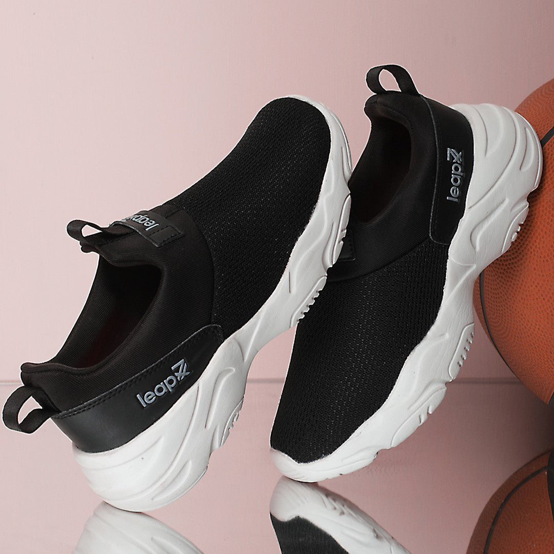 Buy Leap7x Black Slip-On Sports Shoes For Women JIMNY-61E