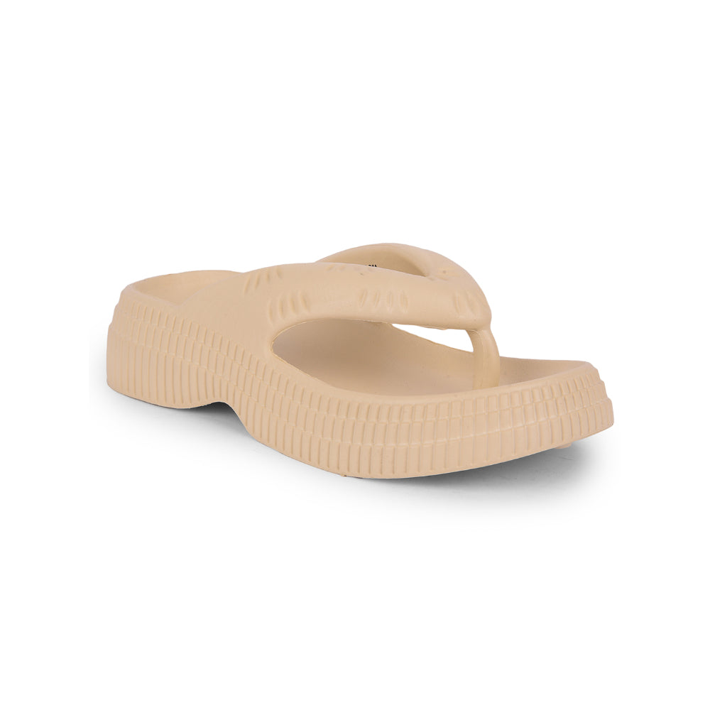 A-HA Casual Beige Flip Flop For Women ZQ-SH-11 By Liberty