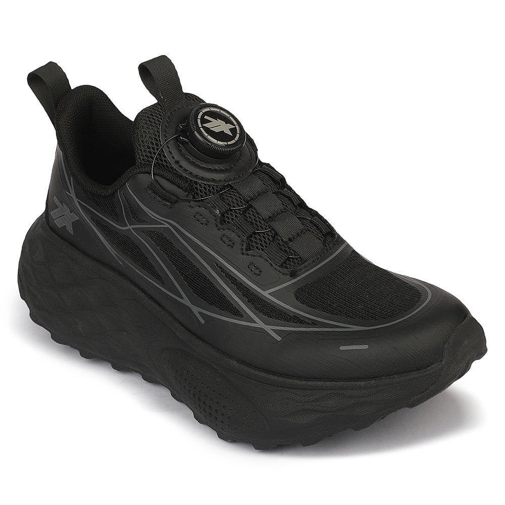 Buy Leap7X ZQ-WFL-04 Black Twist & Go Sports Non Lacing Walking