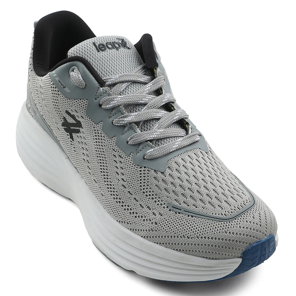 Buy Leap7x Light Grey Sports Running Shoes For Men GHD-41 By Liberty