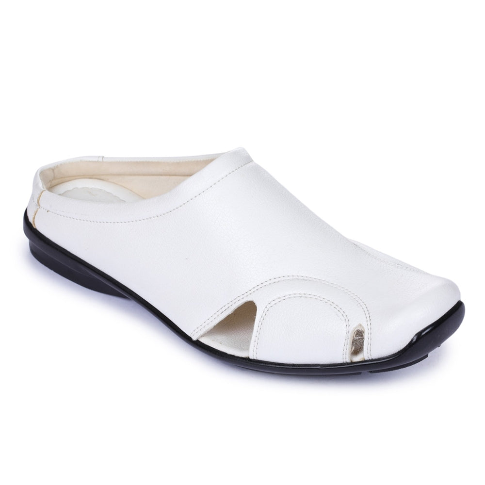 Fortune Black Casual Slip-on Mules For Men J-153 