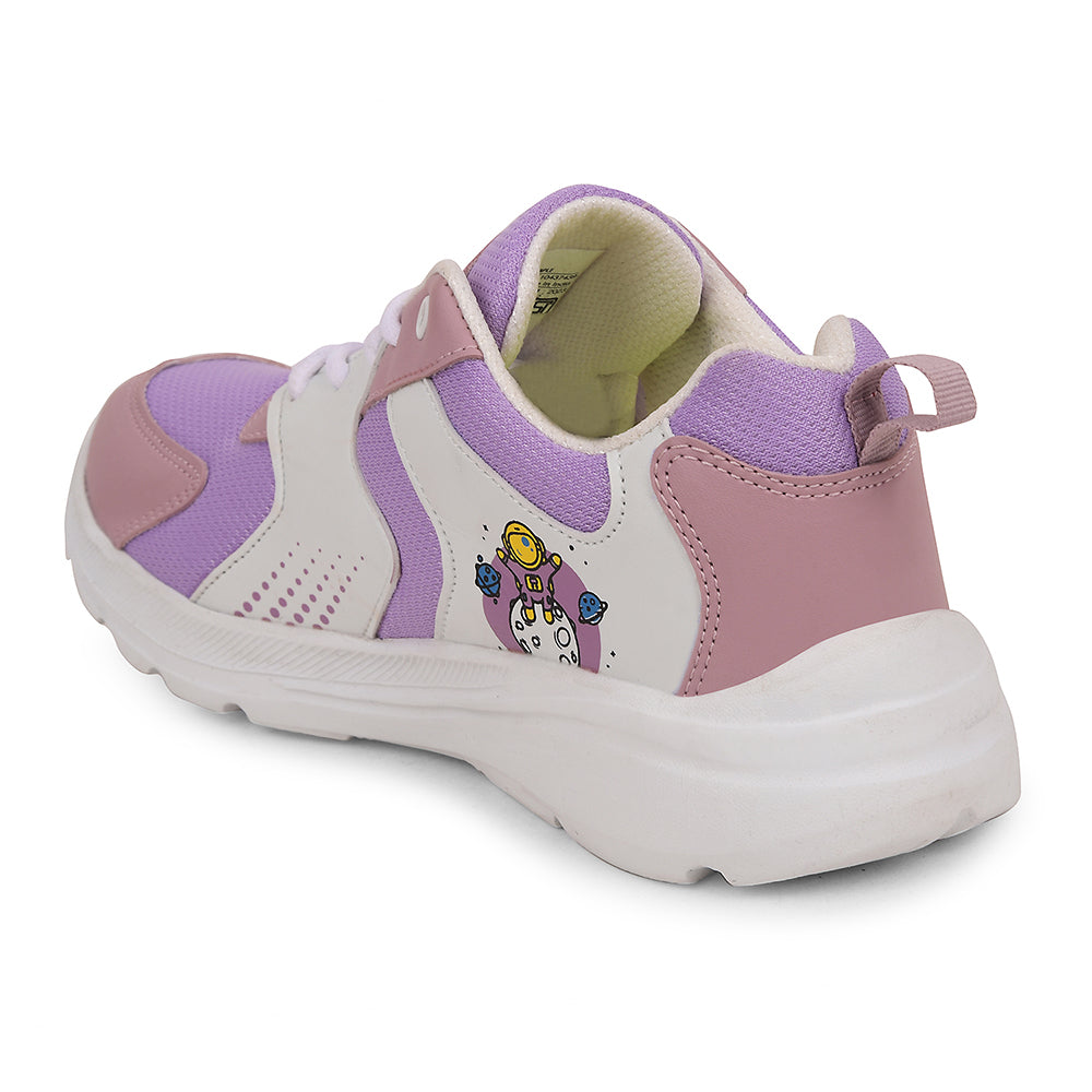 Buy Leap7x Purple Casual Lacing Shoes for Kids