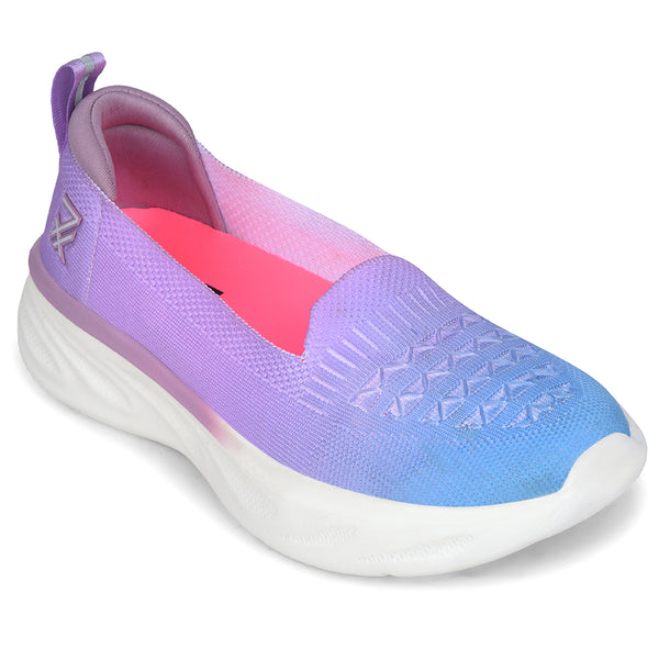 Leap7x Purple Non Lacing Casual Shoes For Women SLIPIN-24E By Liberty