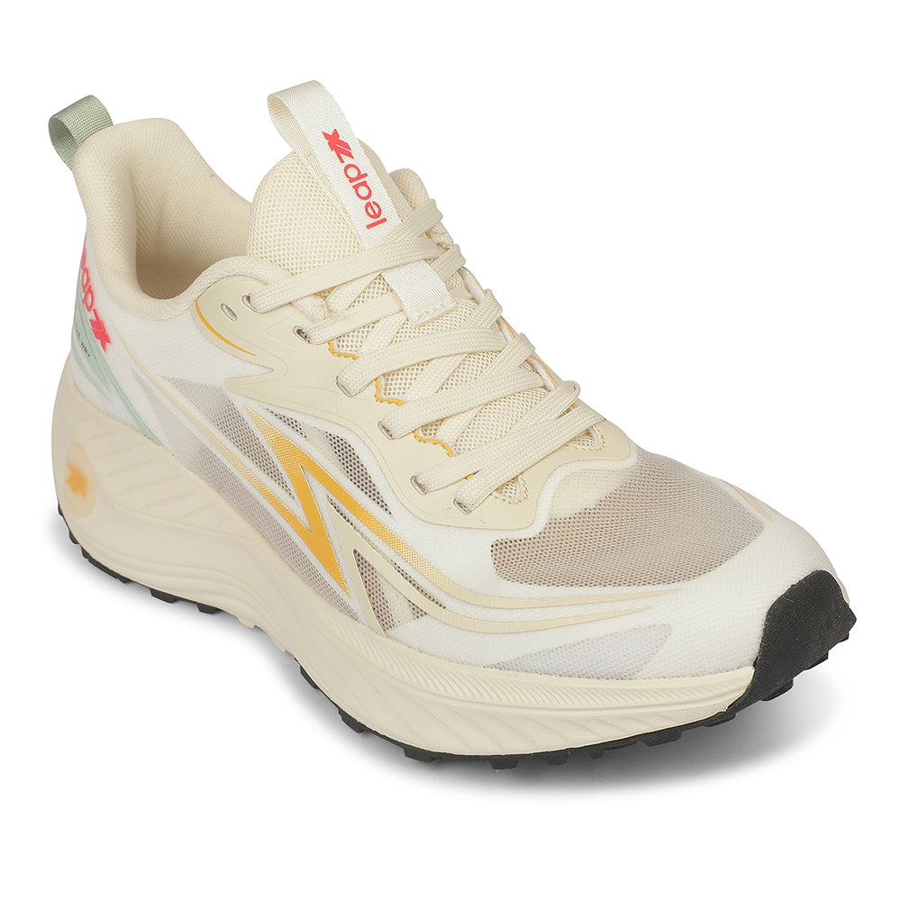 Buy LEAP7X ZQ-WFM-12 Beige Sports Non Lacing Walking Shoes for Men